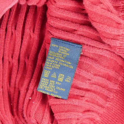 Golf - Tommy Hilfiger Pull en maille torsadée Homme Taille XL Rouge #QWE0229 - photo 7