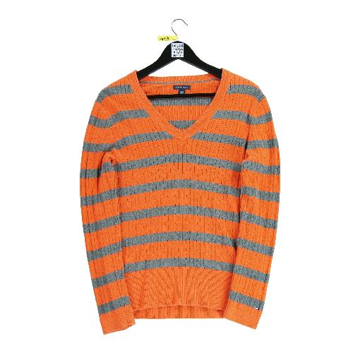 Golf - Tommy Hilfiger Pull en maille torsadée Femme Taille XL Orange #QWE1048 - photo 9