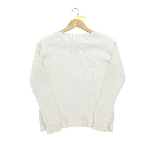 Sportswear - Ralph Lauren Pull laine et cachemire Femme Taille M Blanc #QWE1036 - photo 9