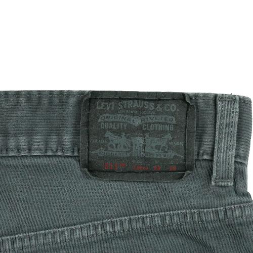 Sportswear - Levi Strauss Pantalon 511 Skinny en velours côtelé Taille W28/L28 Homme Gris #QWE3220 - photo 9