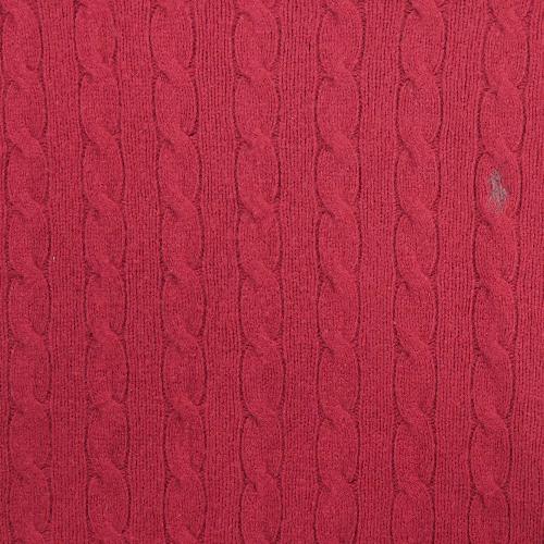 Golf - Polo Ralph Lauren Pull en maille torsadée Laine et Cachemire Homme Taille 2XL Rouge #QWE3008 - photo 9