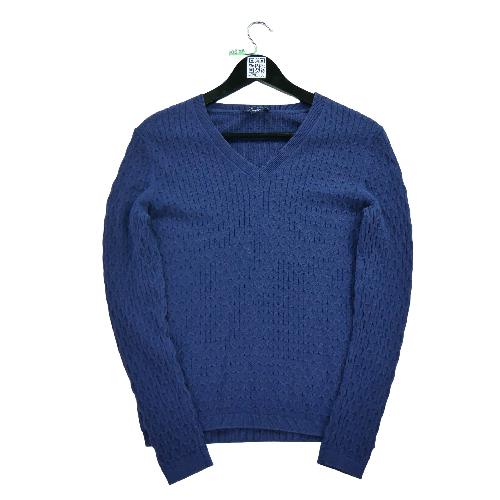 Golf - Tommy Hilfiger Pull en maille torsadée Femme Taille M Marine #QWE0108 - photo 7