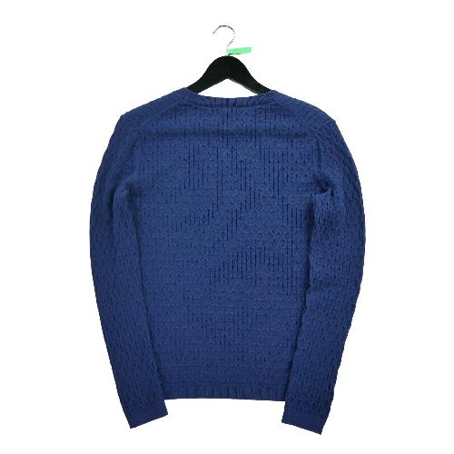 Golf - Tommy Hilfiger Pull en maille torsadée Femme Taille M Marine #QWE0108 - photo 7