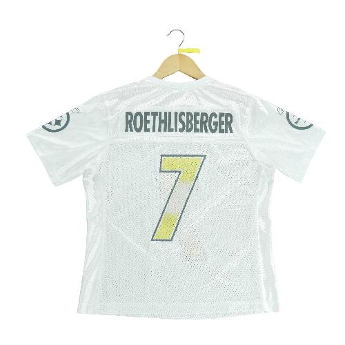 Football Américain - Reebok Maillot NFL Pittsburgh Steelers Ben Roethlisberger #7 Taille M #QWE1644 - photo 9