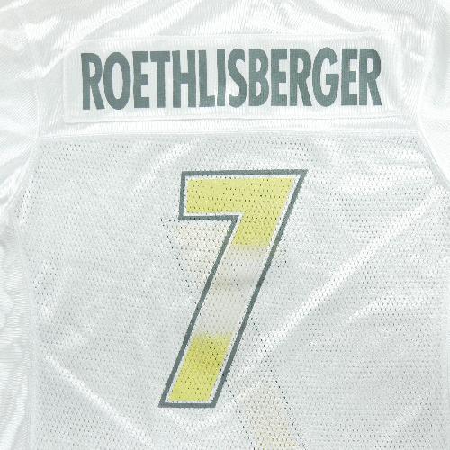 Football Américain - Reebok Maillot NFL Pittsburgh Steelers Ben Roethlisberger #7 Taille M #QWE1644 - photo 9