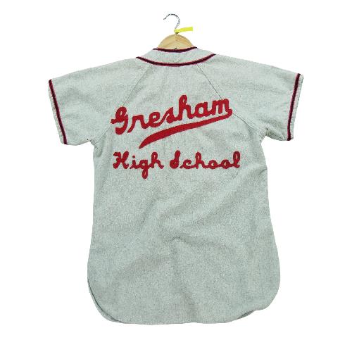 Baseball - Wilson Maillot Vintage 50s-60s Y2K Baseball Gresham High School Taille S #QWE1427 - photo 9