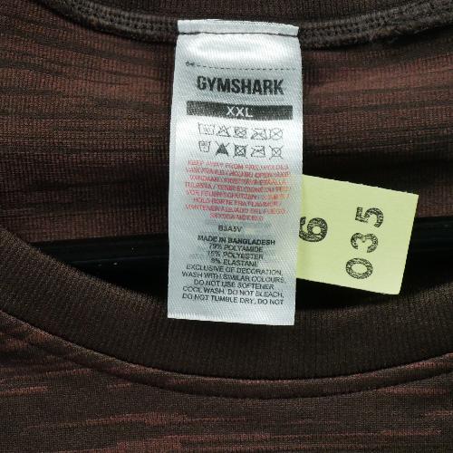 Fitness / Cardio training - Gymshark T-shirt Fitness Yoga CrossFit Femme Taille 2XL Marron #QWE3689 - photo 6