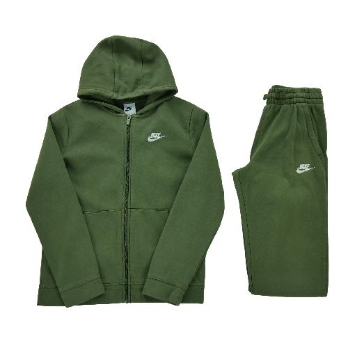 Fitness / Cardio training - Nike Survêtement Sweat à capuche et Jogging Femme Taille XS Kaki #QWE1668 - photo 9
