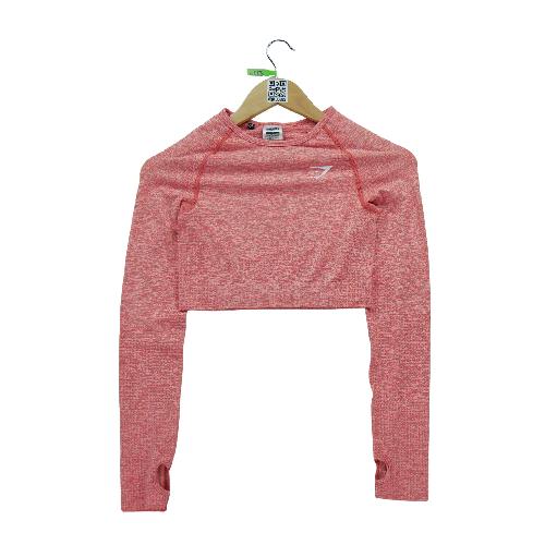 Fitness / Cardio training - Gymshark T-shirt Yoga Fitness Femme Taille S Rose #QWE0883 - photo 5