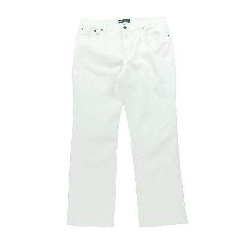 Sportswear - Polo Ralph Lauren Jean Flare Taille W36/L30 Femme Blanc #QWE1716 - photo 9