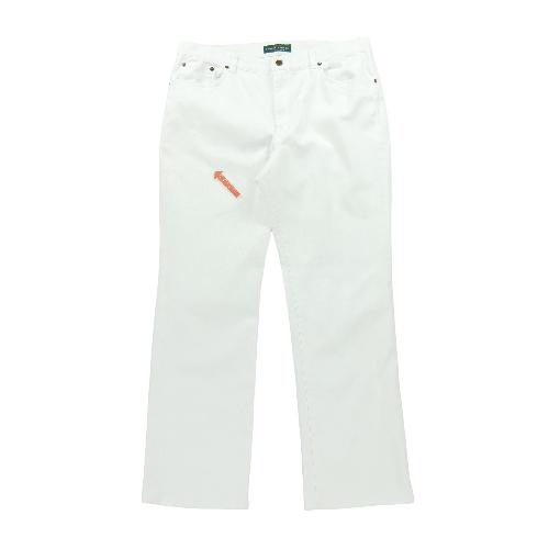 Sportswear - Polo Ralph Lauren Jean Flare Taille W36/L30 Femme Blanc #QWE1716 - photo 9