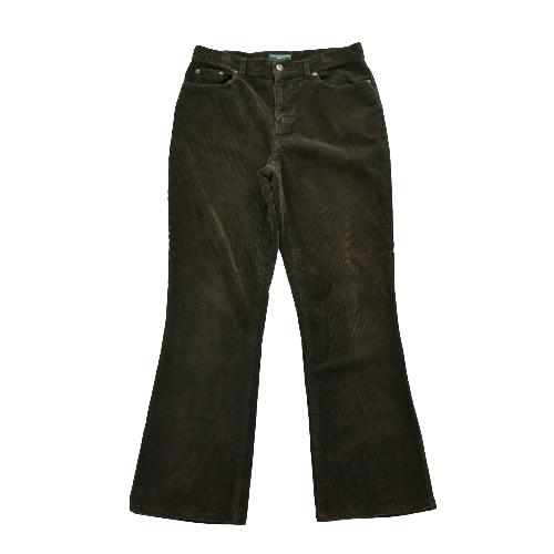 Sportswear - Polo Ralph Lauren Jean FlareIen velours côtelé Taille W28/L32 Femme Marron #QWE7129 - photo 8