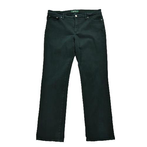 Sportswear - Polo Ralph Lauren Jean Coupe Droite Taille W34/L32 Femme Noir #QWE0955 - photo 9