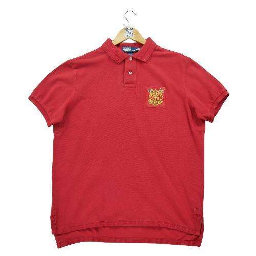 Sportswear - Polo Ralph Lauren Polo manches courtes Bleecker St New York City Homme Taille XL Rouge #QWE7156 - photo 8