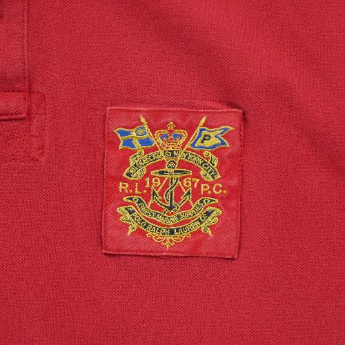 Sportswear - Polo Ralph Lauren Polo manches courtes Bleecker St New York City Homme Taille XL Rouge #QWE7156 - photo 8