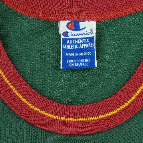 Basket-ball - Champion Maillot NBA Seattle Super Sonics Kemp Shawn 40 1995-1997 Taille L #QWE4362 - photo 8