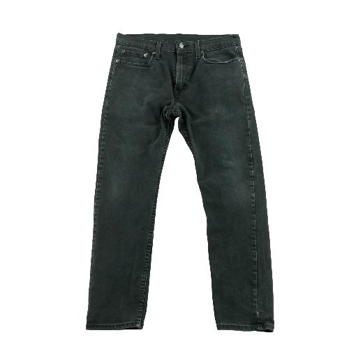 Levi Strauss Jean Levi’s 511 WaterLess Denim Stretch Délavé Taille W32/L30 Homme Noir #QWE0723