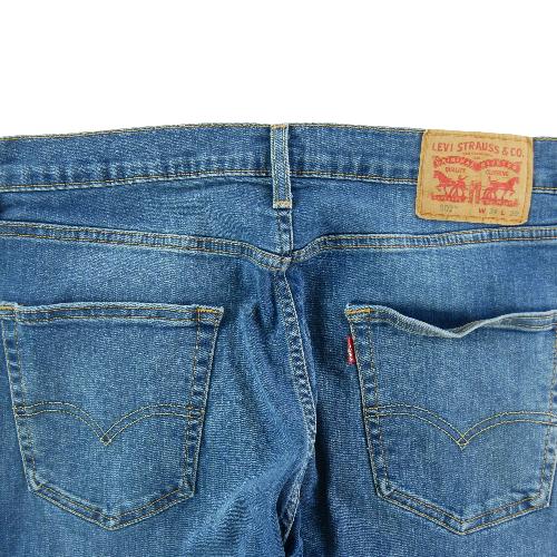 Sportswear - Levi Strauss Jean Levis 502 Regular Taper Taille W34/L29 Homme Bleu #QWE3192 - photo 9