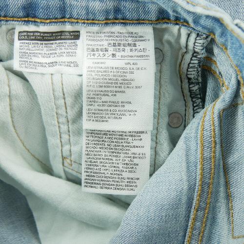 Sportswear - Levi Strauss Jean Levis 513 Regular Fit Taille W30/L32 Homme Bleu clair #QWE3002 - photo 9