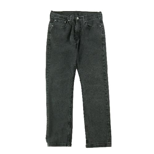 Levi Strauss Jean Levis 514 Straight Fit Taille W32/L30 Homme Noir #QWE3807