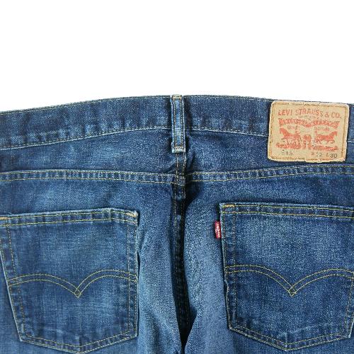 Sportswear - Levi Strauss Jean Levis 513 Regular Fit Taille W32/L30 Homme Bleu #QWE4048 - photo 9