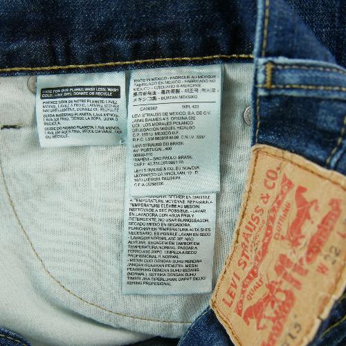 Sportswear - Levi Strauss Jean Levis 513 Regular Fit Taille W32/L30 Homme Bleu #QWE4048 - photo 9