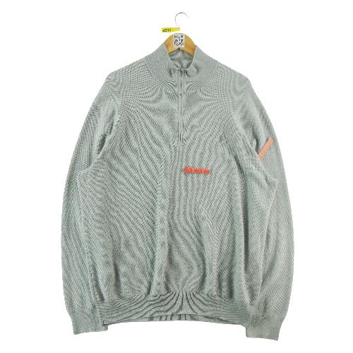 Golf - Polo Ralph Lauren Pull col camionneur quarter-zip Homme Taille 2XL Gris #QWE1370 - photo 9