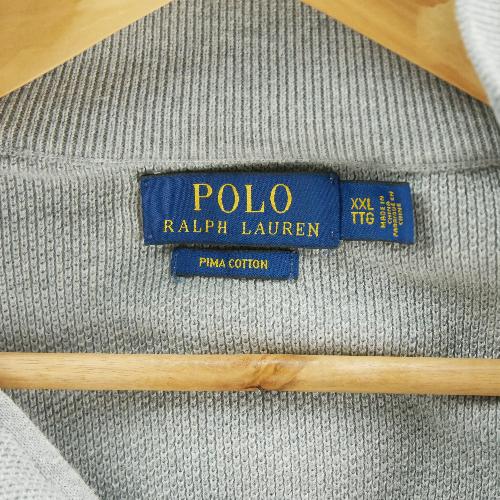 Golf - Polo Ralph Lauren Pull col camionneur quarter-zip Homme Taille 2XL Gris #QWE1370 - photo 9
