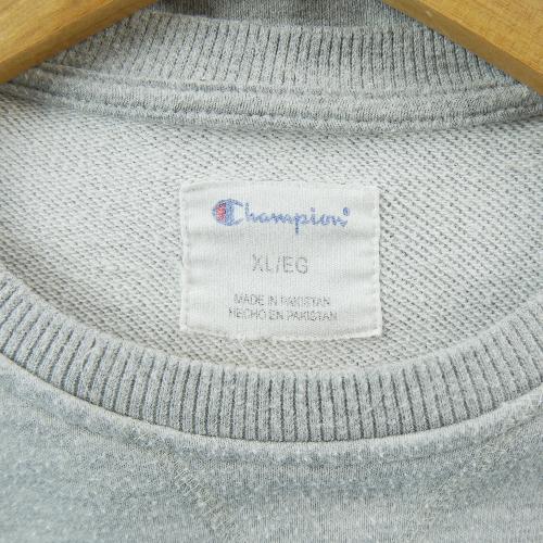 Fitness / Cardio training - Champion Sweat VIntage Y2K Homme Taille XL Gris #QWE4168 - photo 6