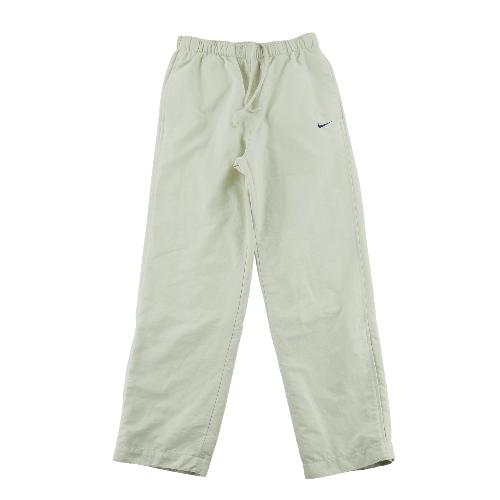 Nike Jogging Regular Fit Vintage Y2K Swoosh Brodé Sportswear Homme Taille XS Beige #QWE0036