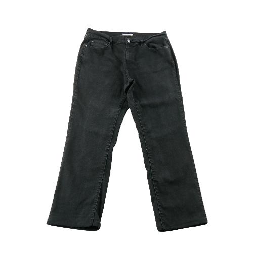 Sportswear - Levi Strauss Jean Levis 505 Straight Fit Denim Washed Black Taille W32/L28 Femme Noir #QWE0719 - photo 7