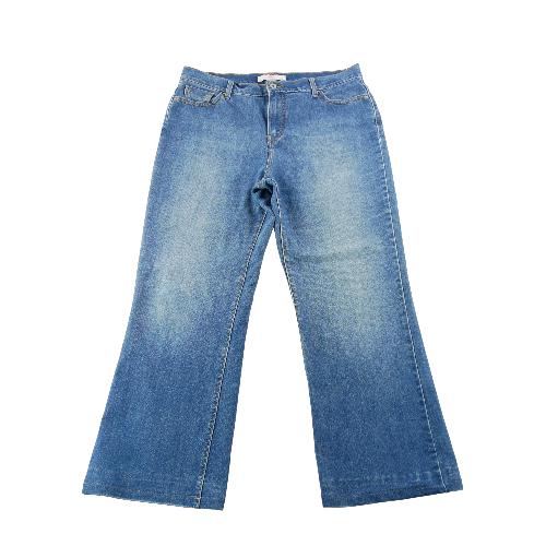Sportswear - Levi Strauss Jean Levis Bootcut Perfectly Slimming Western Denim Taille W35/L28 Femme Bleu #QWE0733 - photo 7