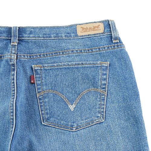 Sportswear - Levi Strauss Jean Levis Bootcut Perfectly Slimming Western Denim Taille W35/L28 Femme Bleu #QWE0733 - photo 7