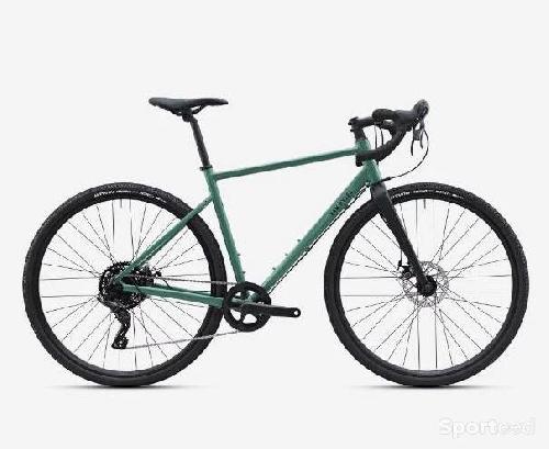 VAN RYSEL Vélo gravel Microshift Acolyte 1x8v, GRVL AF DISCOVER vert