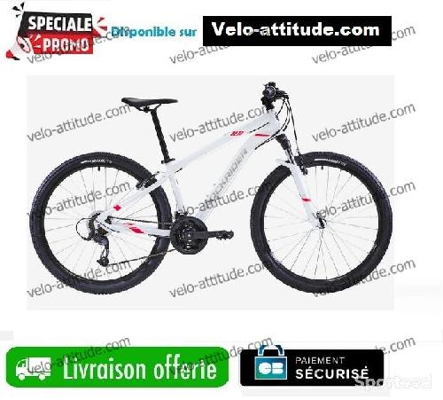 ROCKRIDER VÉLO VTT ST 100 FEMME BLANC ROSE 27,5