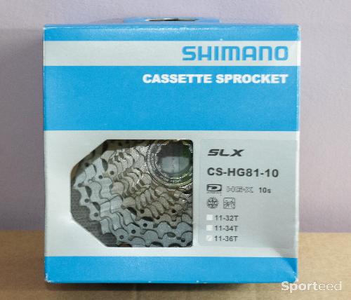Vélo tout terrain - VTT - SHIMANO Cassette SLX CS-HG81 10V 11-36T Neuve - photo 4