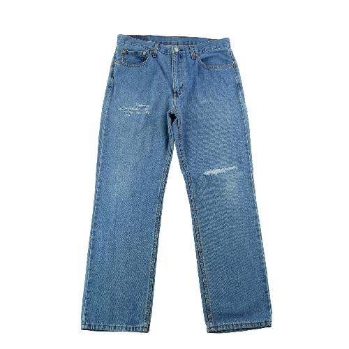 Sportswear - Levi Strauss Jean 516 Slim Straight Levis Stonewash Taille W36/L32 Homme Bleu clair #QWE0562 - photo 9