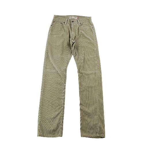 Sportswear - Levi Strauss Pantalon 514 Slim Straight Levis Velours côtelé Taille W28/L32 Homme Beige #QWE3464 - photo 8