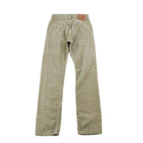 Sportswear - Levi Strauss Pantalon 514 Slim Straight Levis Velours côtelé Taille W28/L32 Homme Beige #QWE3464 - photo 8