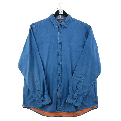 Sportswear - Tommy Hilfiger Chemise détente Homme Taille XL uni Bleu #QWE3649 - photo 6