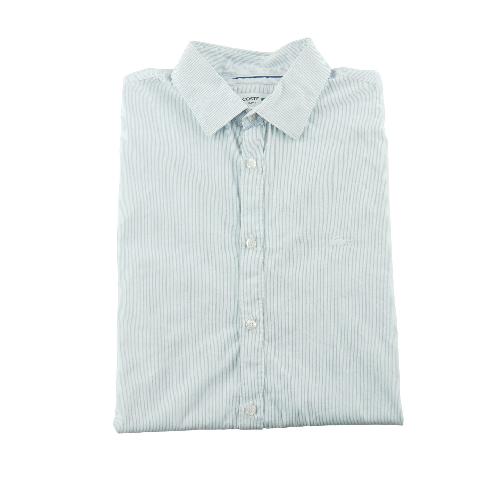 Lacoste Chemise classique Homme Taille M à rayures Bleu clair