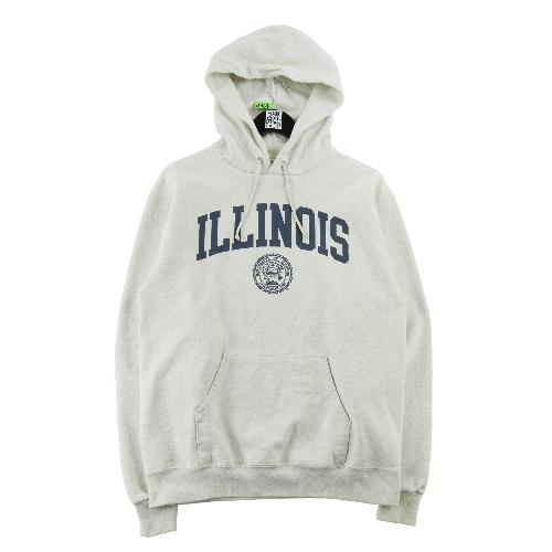 Sportswear - Champion Sweat à capuche Eco Powerblend CS2071 University of Illinois Homme Taille M Gris #QWE0167 - photo 7