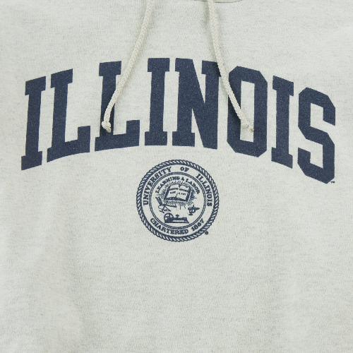 Sportswear - Champion Sweat à capuche Eco Powerblend CS2071 University of Illinois Homme Taille M Gris #QWE0167 - photo 7