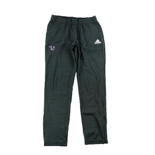 Fitness / Cardio training - Adidas Jogging Stonehill Skyhawks Team Issue Coupe Fuselée Bas Zippés Homme Taille L Noir #QWE7336 - photo 8