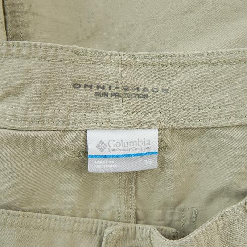 Fitness / Cardio training - Columbia Short Omni-Shade UPF 50 Omni-Shield Poche cargo zippée Homme Taille L Beige #QWE7530 - photo 7