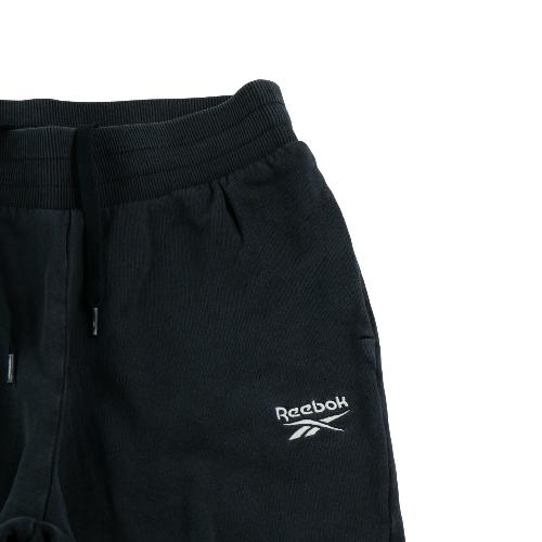 Fitness / Cardio training - Reebok Jogging Classic Tapered Fit Logo Brodé Coton Bords-Côtes Homme Taille M Noir #QWE1162 - photo 8