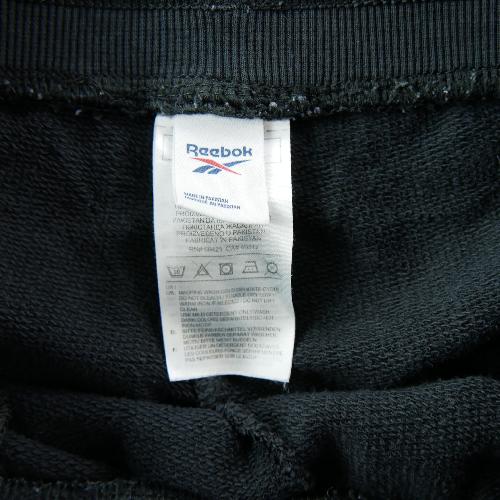 Fitness / Cardio training - Reebok Jogging Classic Tapered Fit Logo Brodé Coton Bords-Côtes Homme Taille M Noir #QWE1162 - photo 8