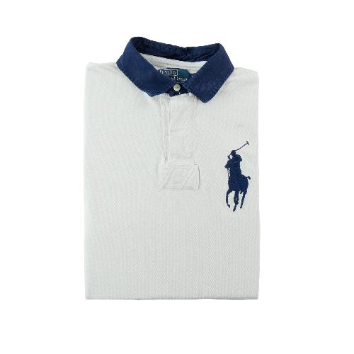 Golf - Polo Ralph Lauren Polo manches courtes Big Pony 3 Maille piquée coton Homme Taille M Blanc #QWE1489 - photo 9