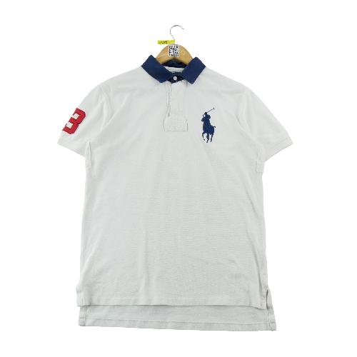 Golf - Polo Ralph Lauren Polo manches courtes Big Pony 3 Maille piquée coton Homme Taille M Blanc #QWE1489 - photo 9