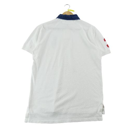 Golf - Polo Ralph Lauren Polo manches courtes Big Pony 3 Maille piquée coton Homme Taille M Blanc #QWE1489 - photo 9